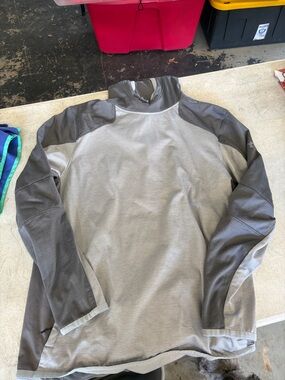 Under Armour Two-Tone Gray Half-Zip Performance Pullover